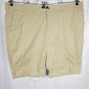 Jos A Bank Traveler's Collection Beige Flat Front Chino Shorts Mens 50
